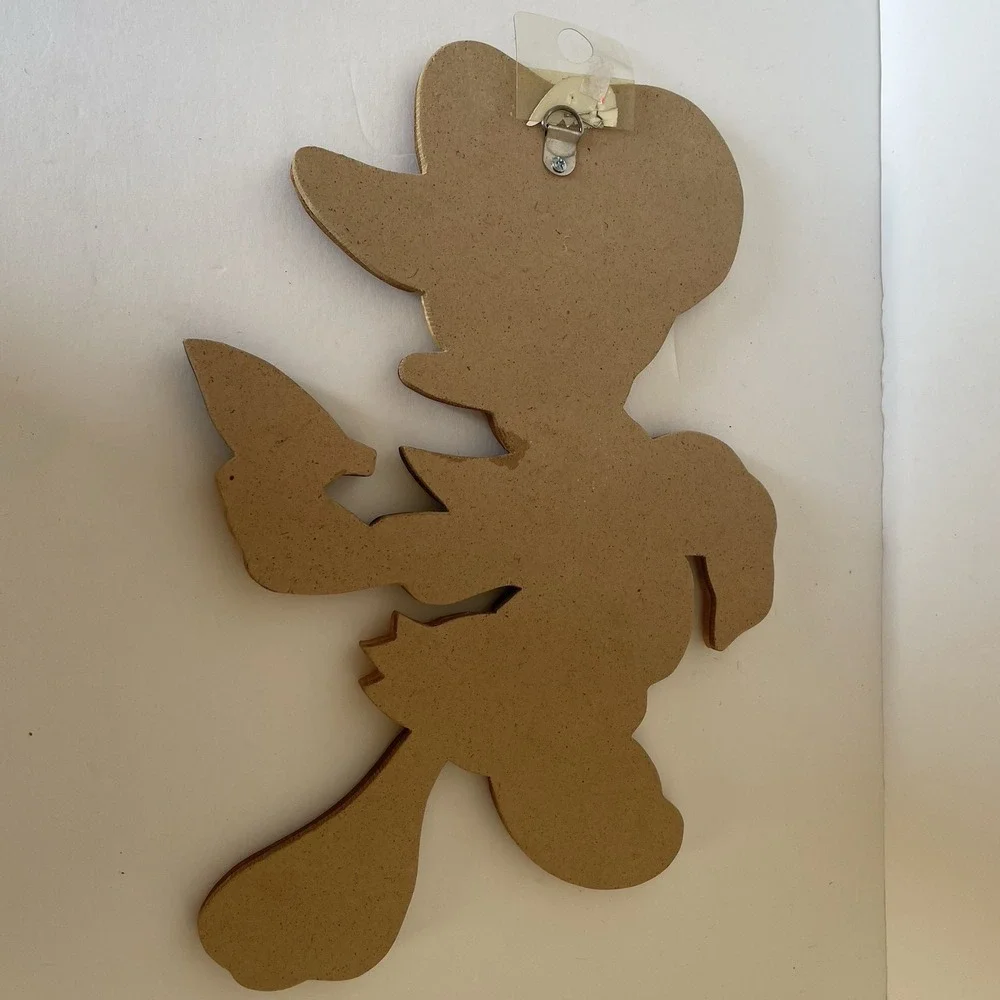 Vtg Donald Duck Intarsia Wood Carving Disney‎ Wall Art